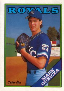 1988 O-Pee-Chee Baseball Cards 378     Mark Gubicza